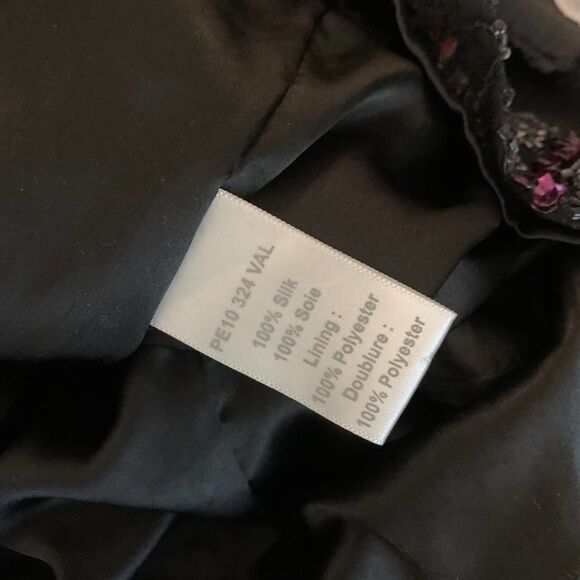 PARKER purple burgundy sequin dress sz 0 or xs - Picture 7 of 9